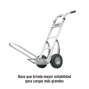 Diablo de carga de aluminio 250 kg con extensión de base