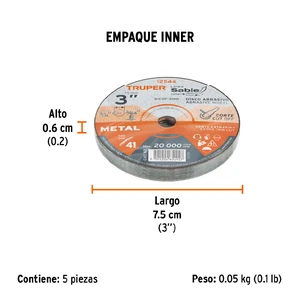 Truper Disco Tipo 41 de 3