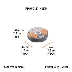 Truper Disco Tipo 41 de 4-1/2