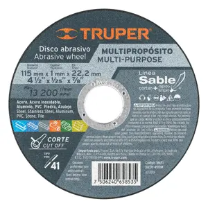 Truper Disco Tipo 41 de 4-1/2