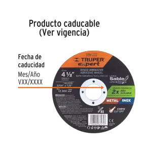 Disco Tipo 41 de 4-1/2