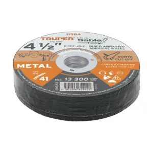 11584 / DICOF-4512 Truper Disco Tipo 41 de 4-1/2