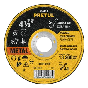 22344 / DICOF-4512P Disco Tipo 41 de 4-1/2