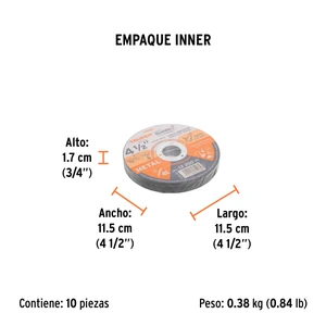 Truper Disco Tipo 41 de 4-1/2
