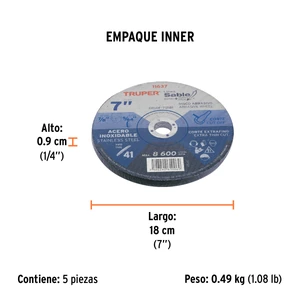 Truper Disco Tipo 41 de 7