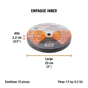 Truper Disco Tipo 41 de 9