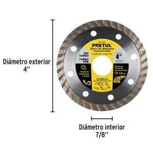 Disco de diamante de 4