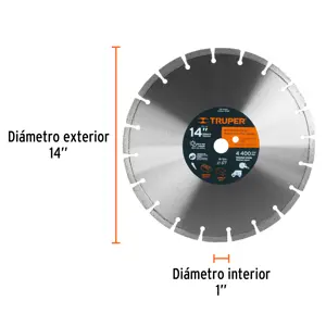 Truper Disco de diamante de 14