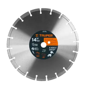 12548 / DID-3140C Truper Disco de diamante de 14