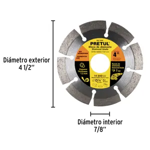 Disco de diamante de 4