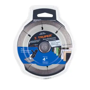 15194 / DID-540 Truper Disco de diamante de 4
