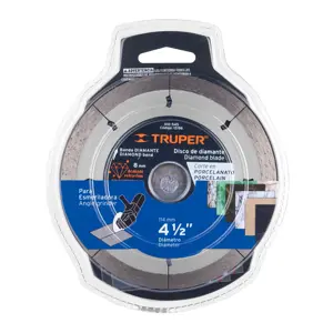 15196 / DID-545 Truper Disco de diamante de 4-1/2
