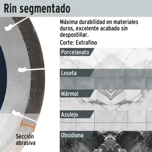 Truper Disco de diamante de 4-1/2