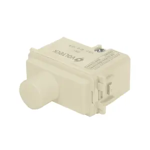 48080 / DIM-I Dimmer giratorio, línea Italiana, marfil, Volteck
