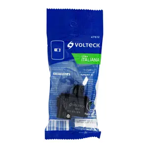 Dimmer giratorio, línea Italiana, color negro, Volteck