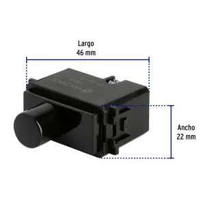 Dimmer giratorio, línea Italiana, color negro, Volteck