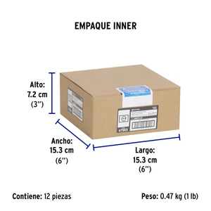 Volteck Dimmer giratorio blanco de 1.5 módulos, línea Lisboa