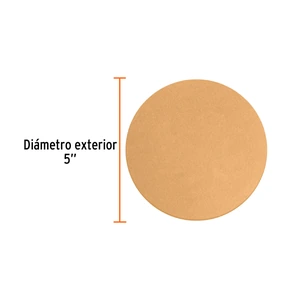 Truper Caja 5 discos de lija p/madera 5
