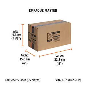 Truper Caja con 5 discos de lija 5