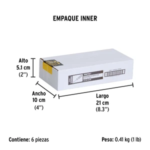 Desarmador de caja 3/16