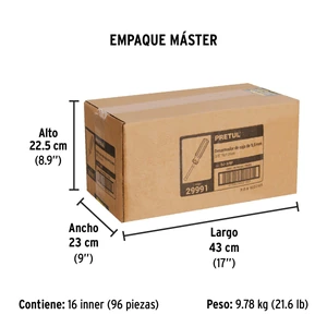 Desarmador de caja 3/8