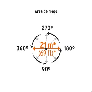 Truper Aspersor metálico 11