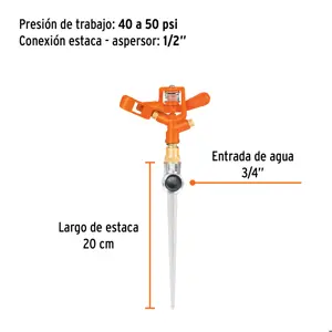 Truper Aspersor metálico 11