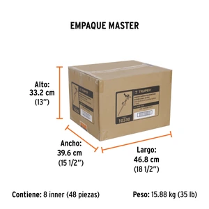 Truper Aspersor metálico 11