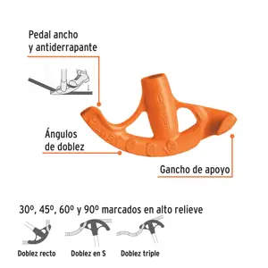 Doblador de tubo conduit 1/2