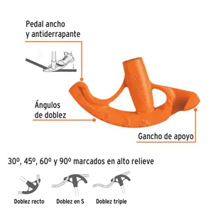 Doblador de tubo conduit 3/4