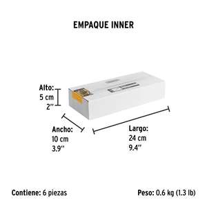 Desarmador de cruz 1/4 x 4