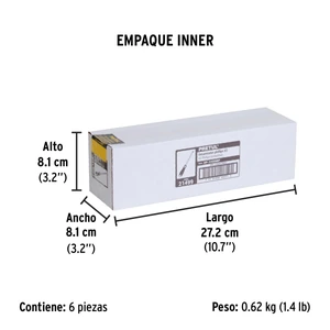 Desarmador de cruz 1/4
