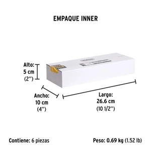 Desarmador de cruz 1/4 x 6