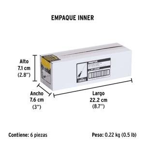 Desarmador de cruz 1/8