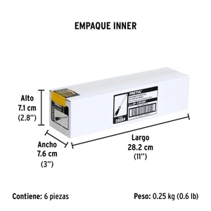 Desarmador de cruz 1/8