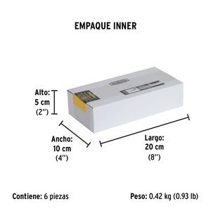 Desarmador de cruz 3/16 x 4