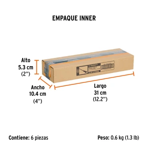 Desarmador de cruz 3/16