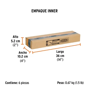 Desarmador de cruz 3/16