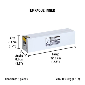 Desarmador de cruz 3/16