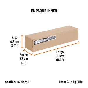 Desarmador plano 1/4