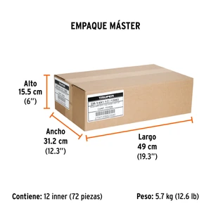 Desarmador plano 1/4
