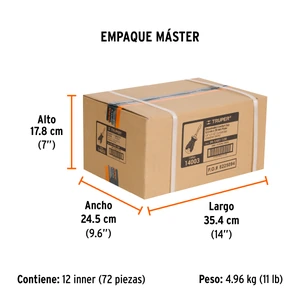 Desarmador plano 1/4