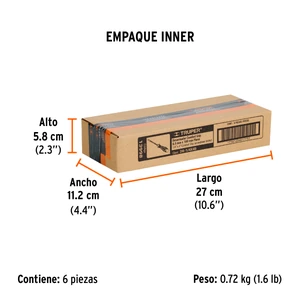 Desarmador plano 1/4