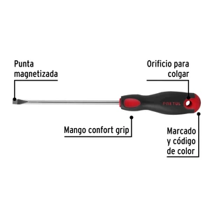 Desarmador plano 1/4