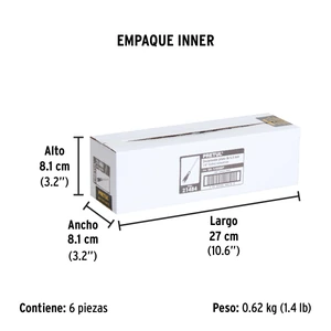Desarmador plano 1/4