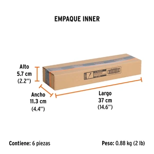 Desarmador plano 1/4