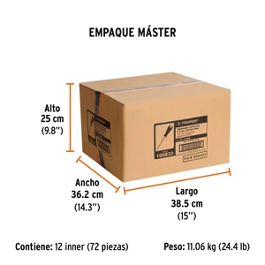 Desarmador plano 1/4