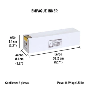 Desarmador plano 1/4