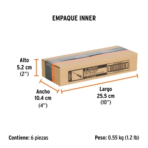 Desarmador plano 3/16