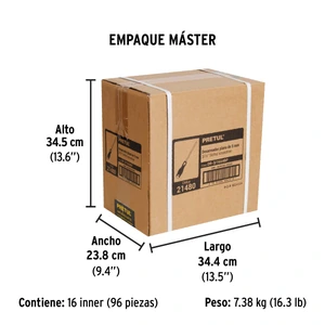 Desarmador plano 3/16 x 4